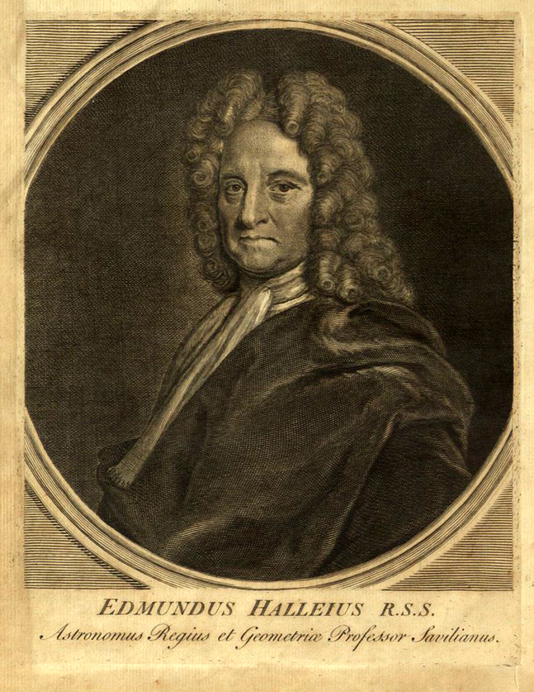 portrait of Edmund Halley